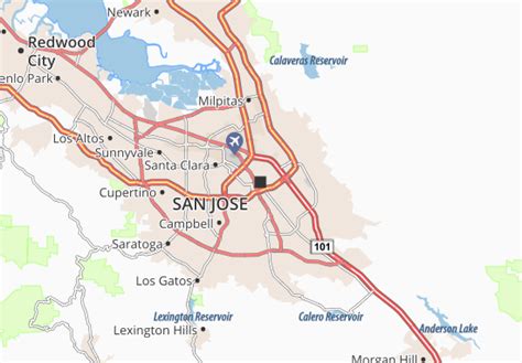 MICHELIN San Jose City map .
